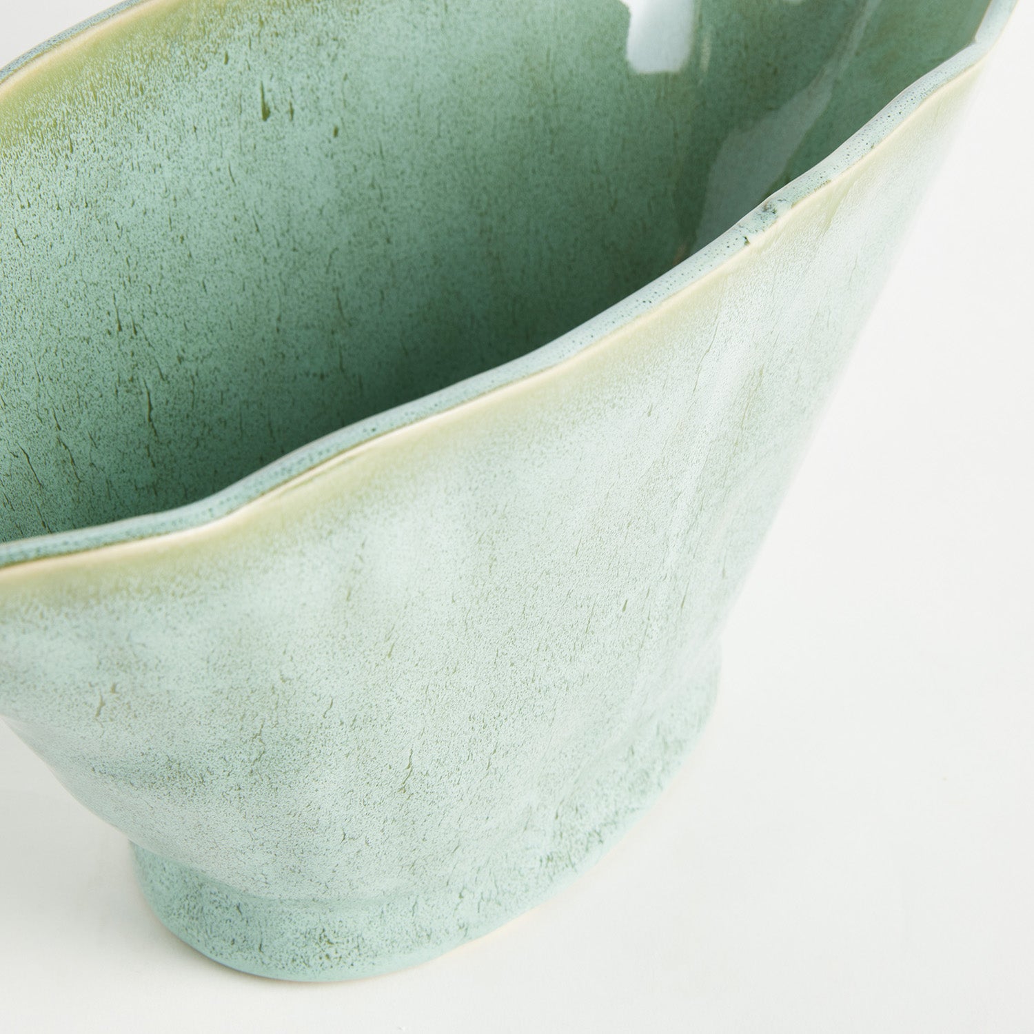 Madara Green Oval Vase