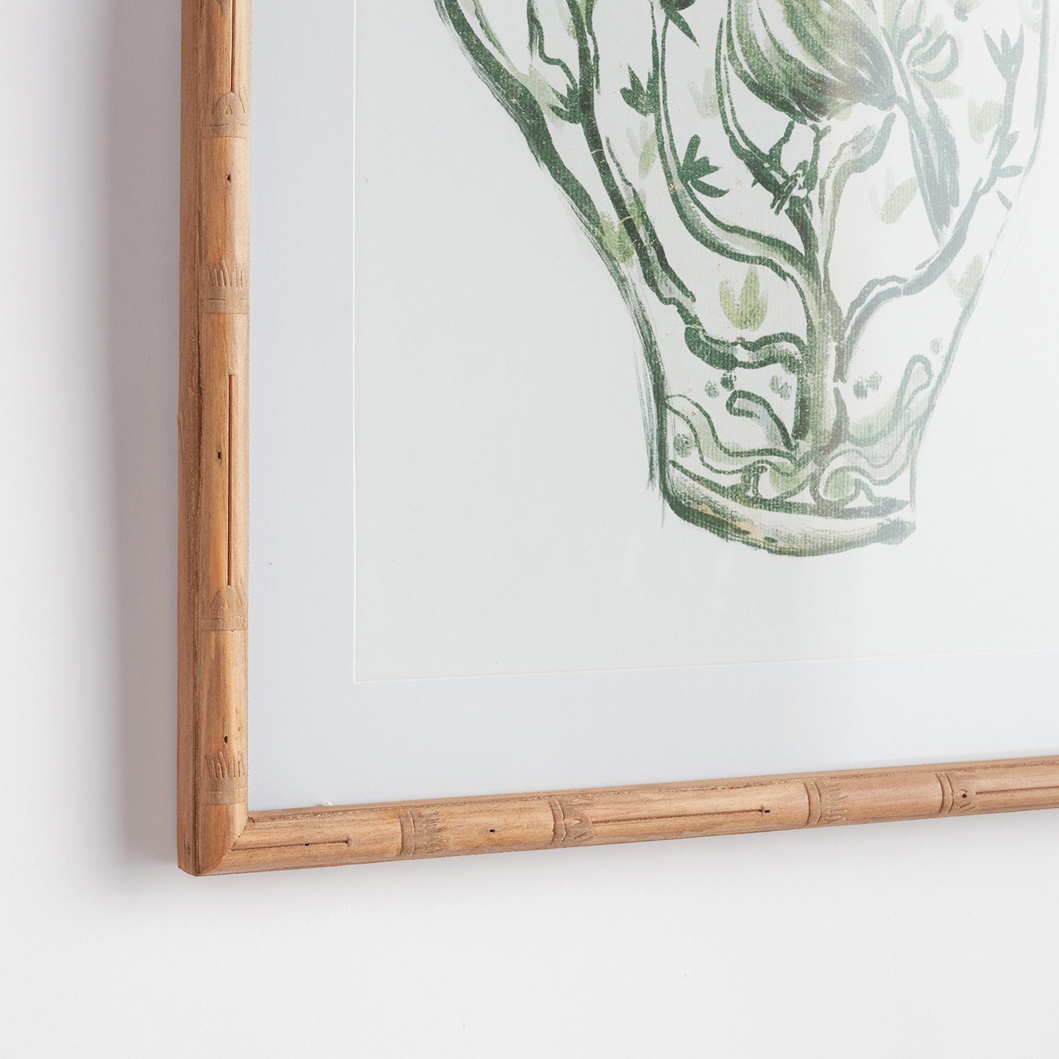 Chinoiserie Jar Framed Print Set of 4