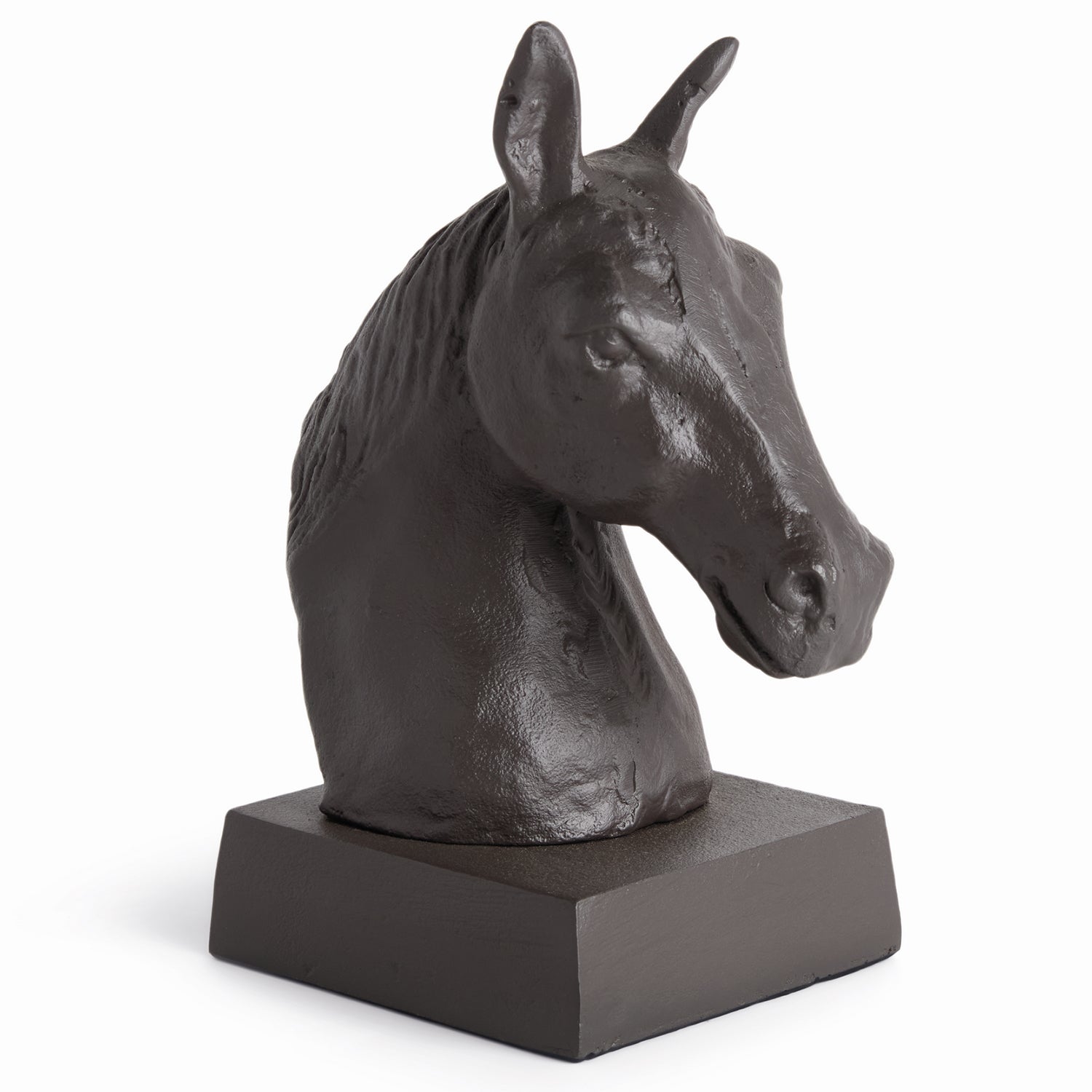 Horse Head Black Sculpture