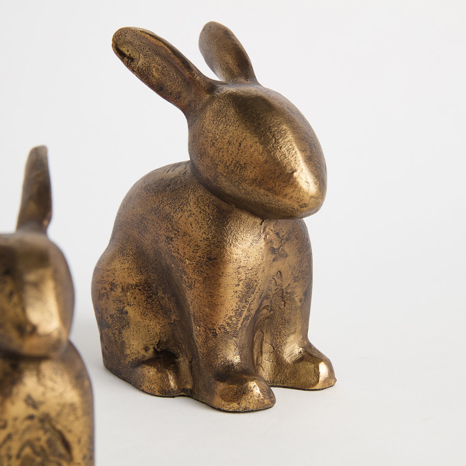 Sitting Rabbit Sculpture Set of 2