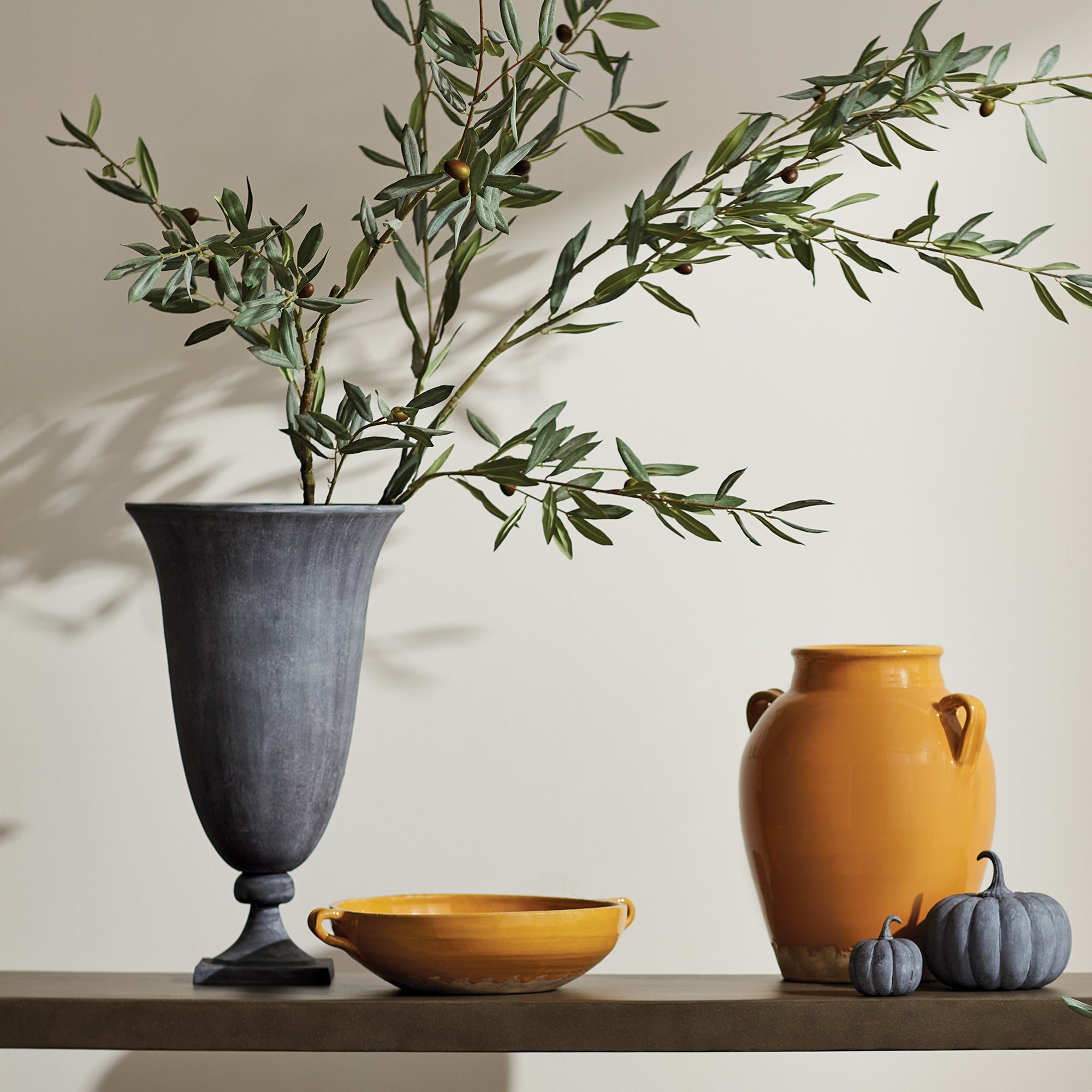 Terrazza Footed Urn