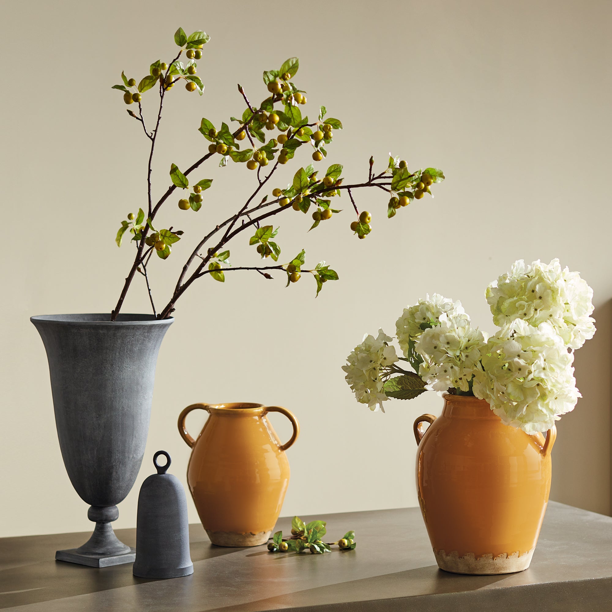 Terrazza Footed Urn