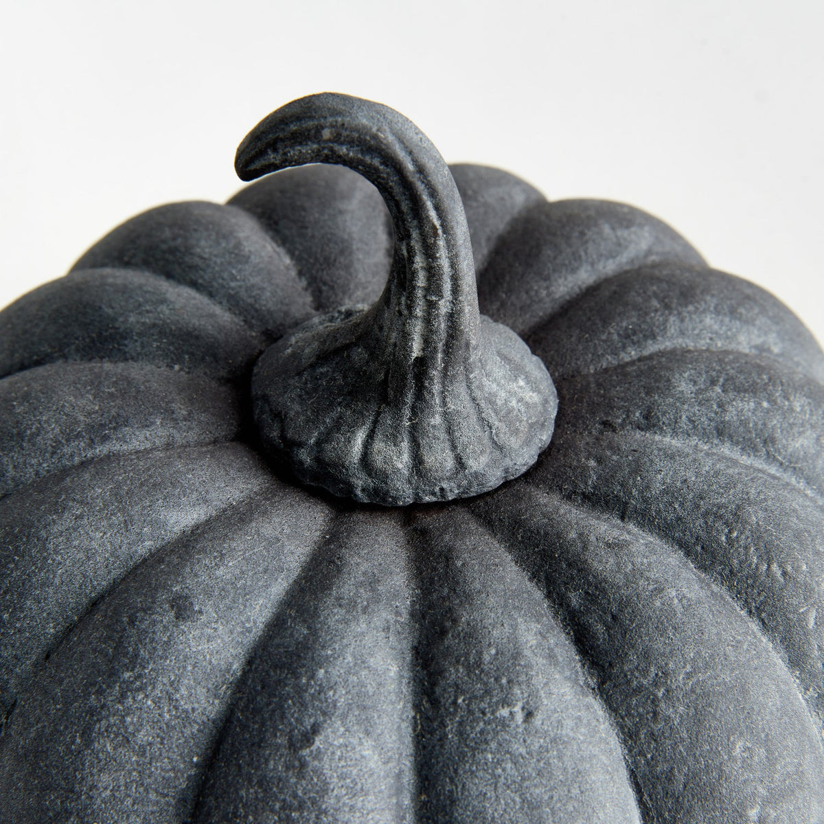 Sculpted Gray Pumpkin Set of 3
