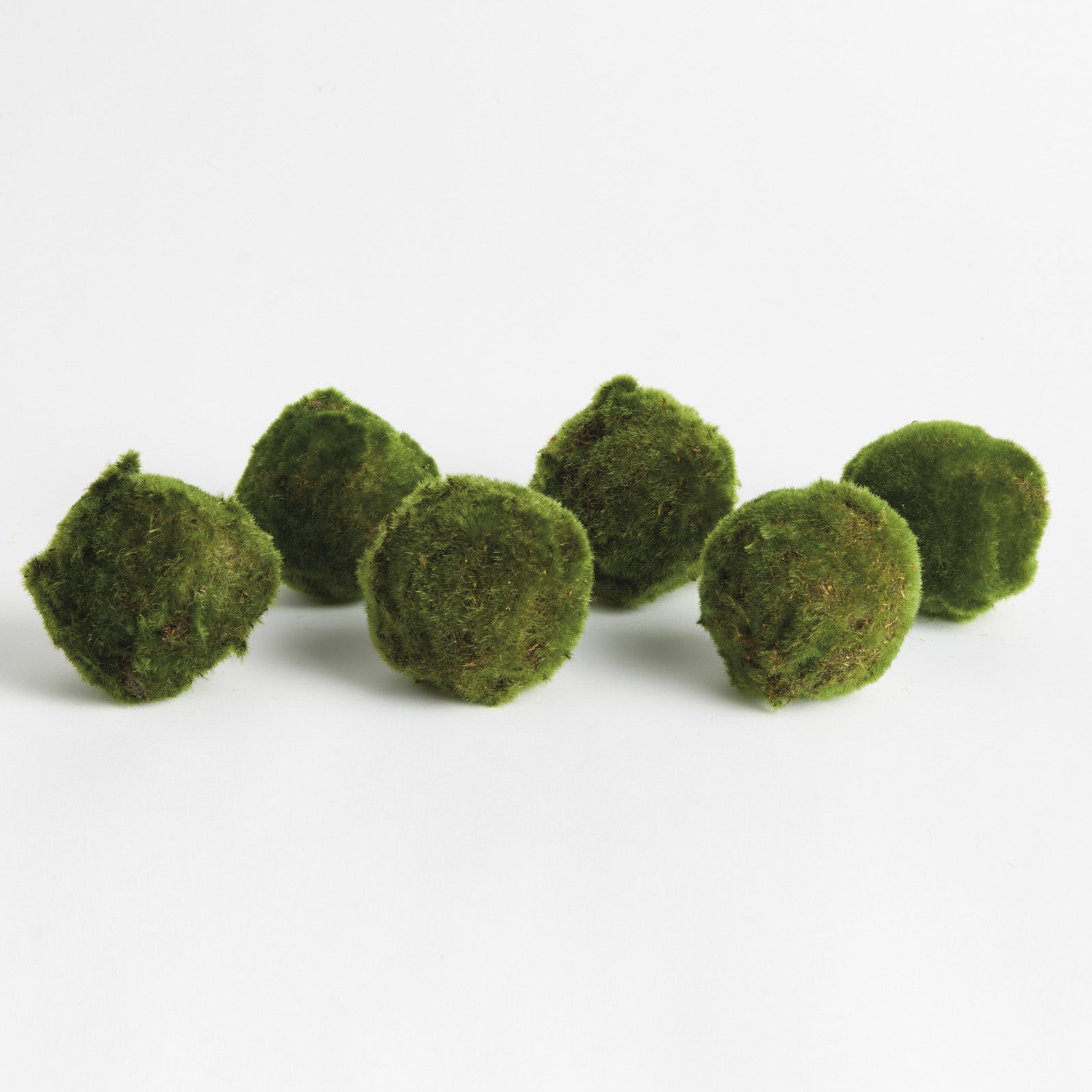 Moss 4in Orb Set of 6