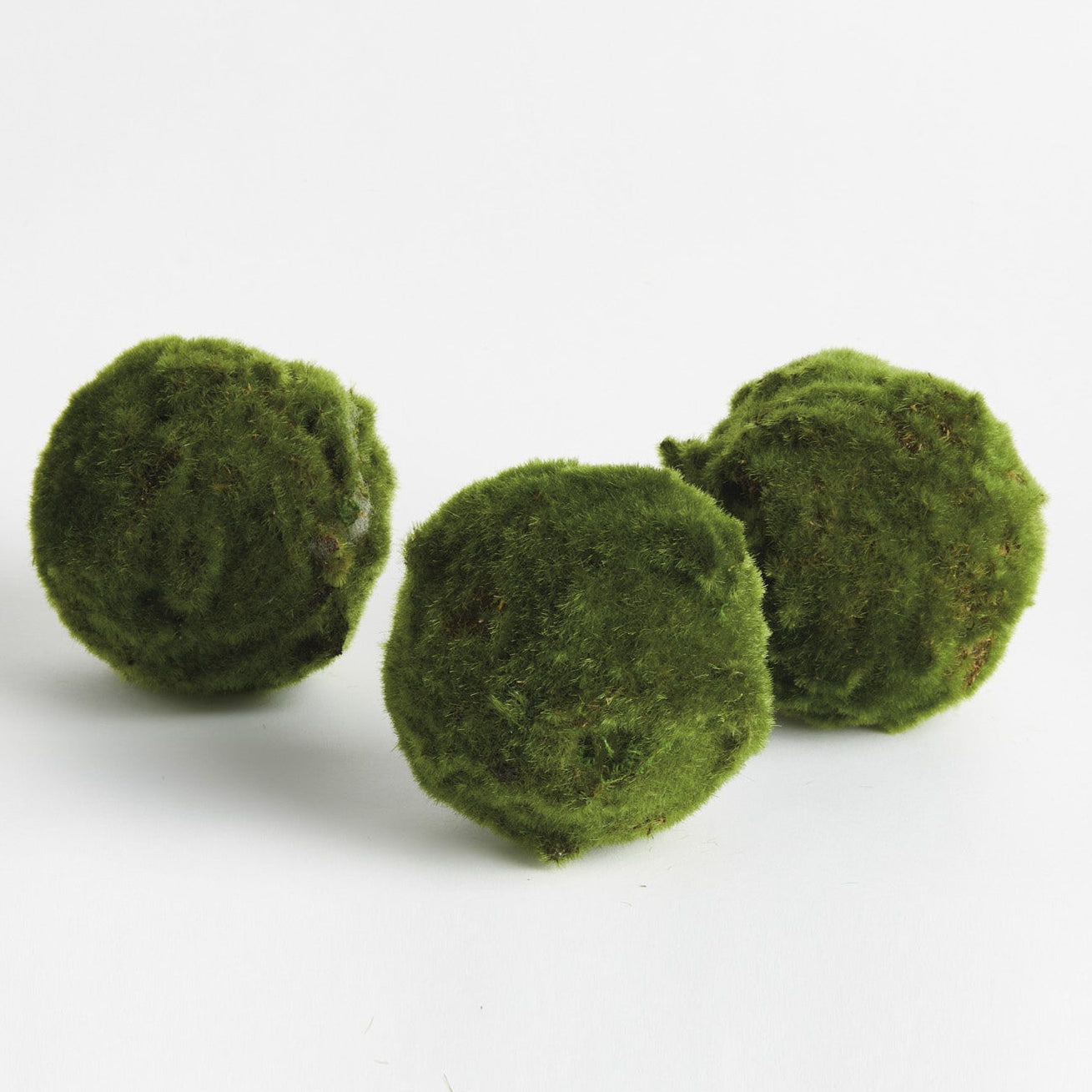 Moss 5in Orb Set of 3