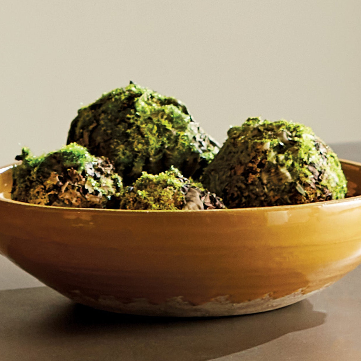 Mossy Lichen 3.5in Orb Set of 6