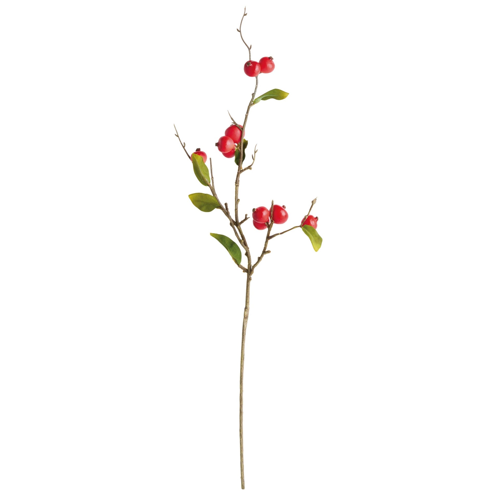 Crabapple Faux Plant Stem Set of 6