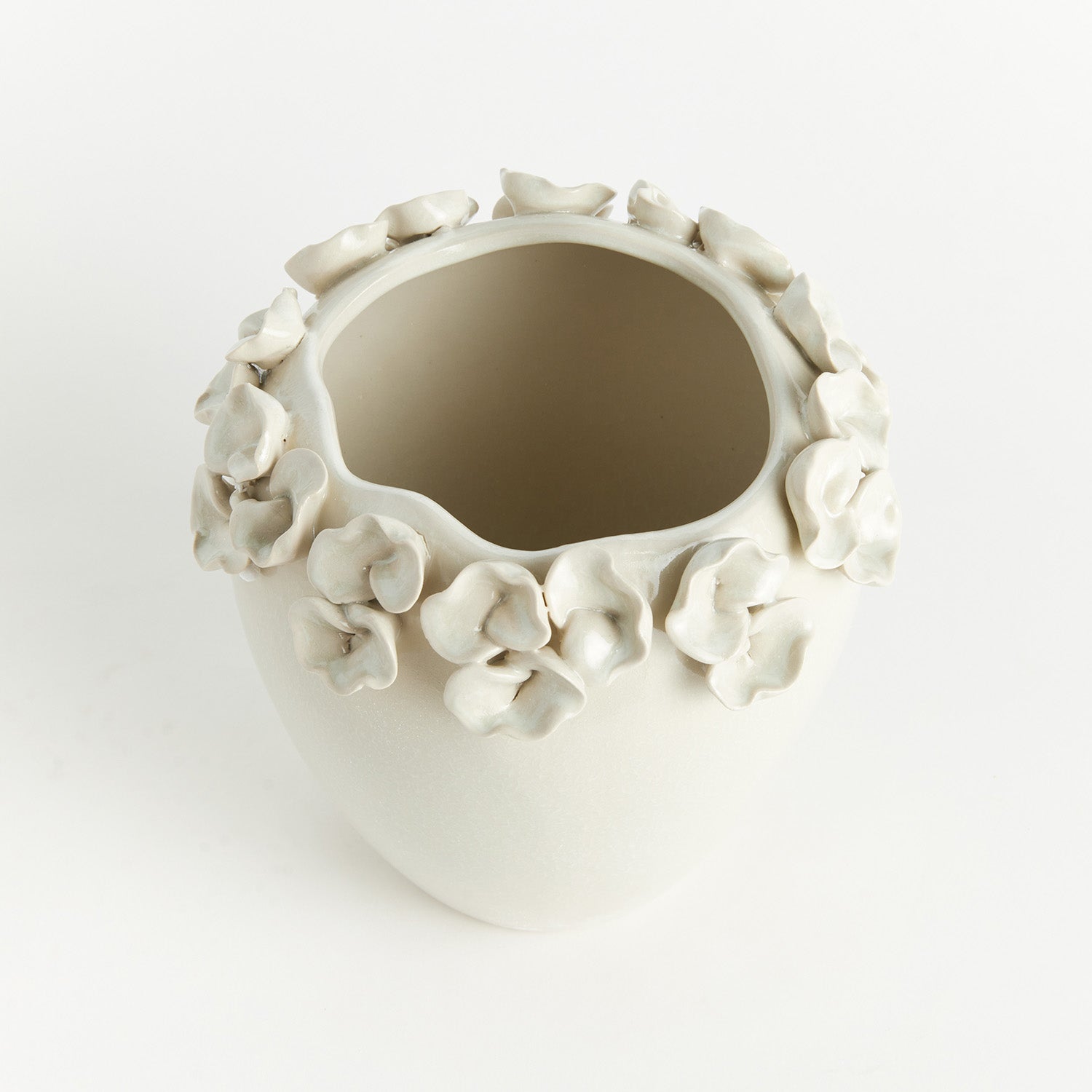 Petite Fleur White Vase