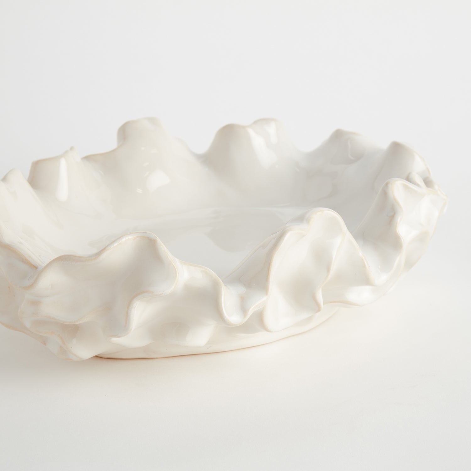 Camilla White Decorative Bowl