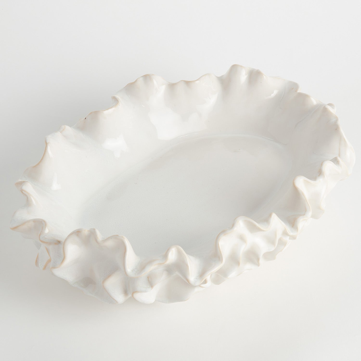 Camilla White Decorative Bowl