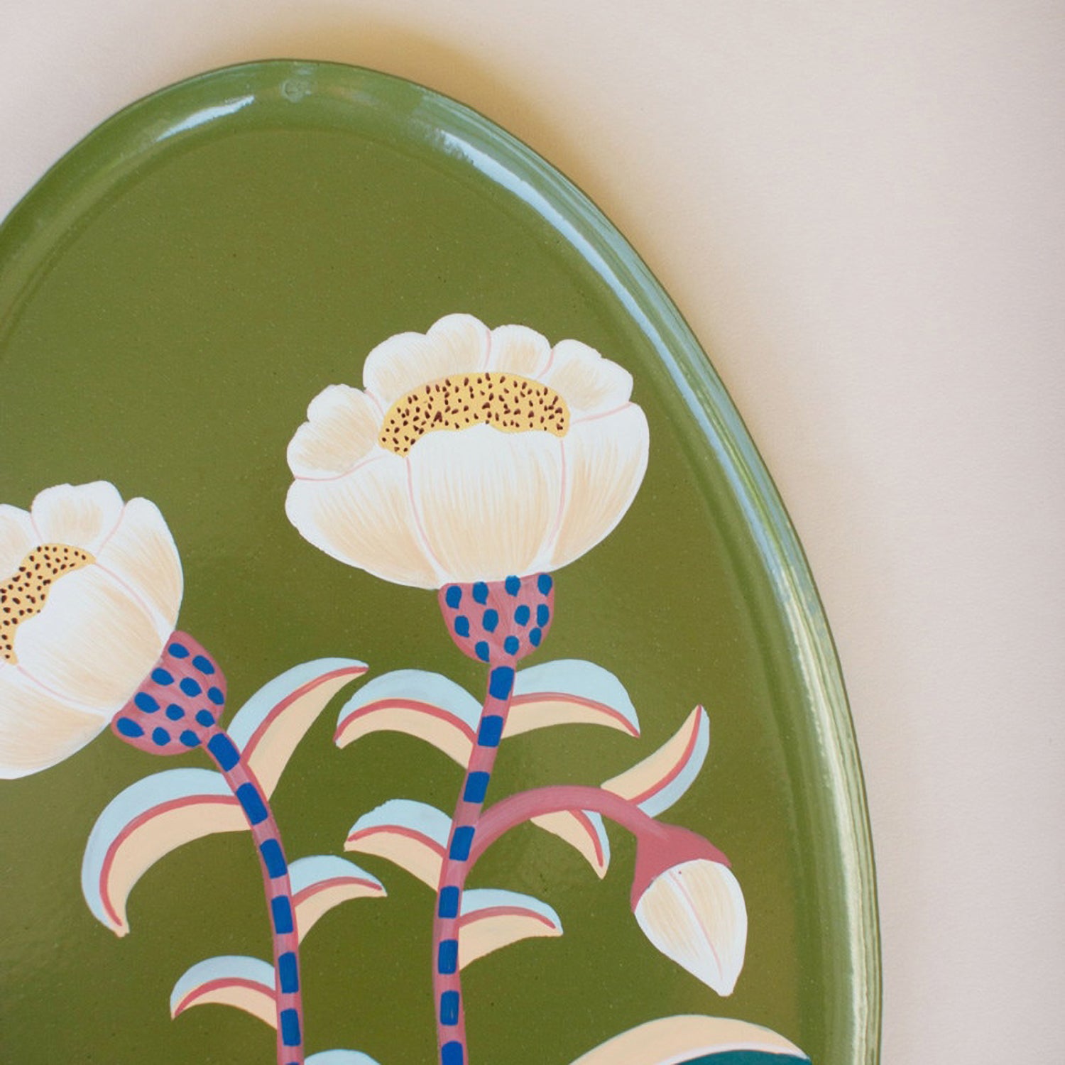 Botanical Oval Tray Set of 3