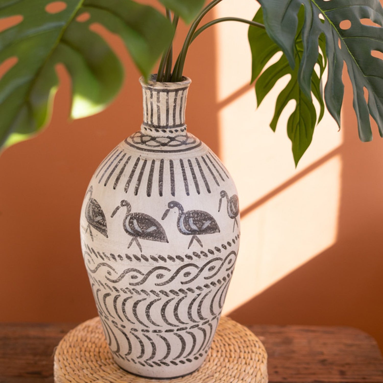 Birds Terracotta Pot