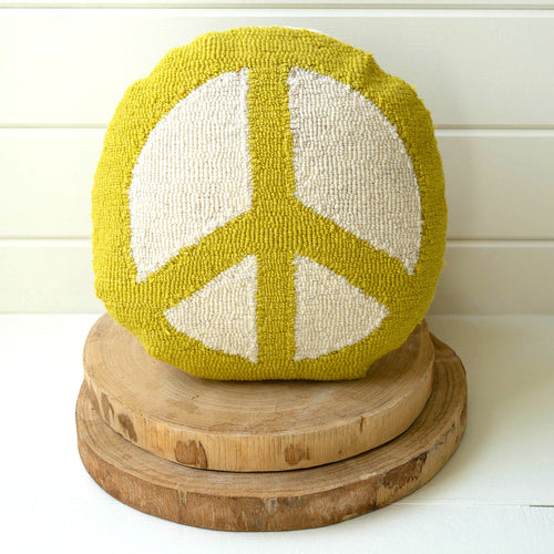 Groovy Peace Accent Pillow