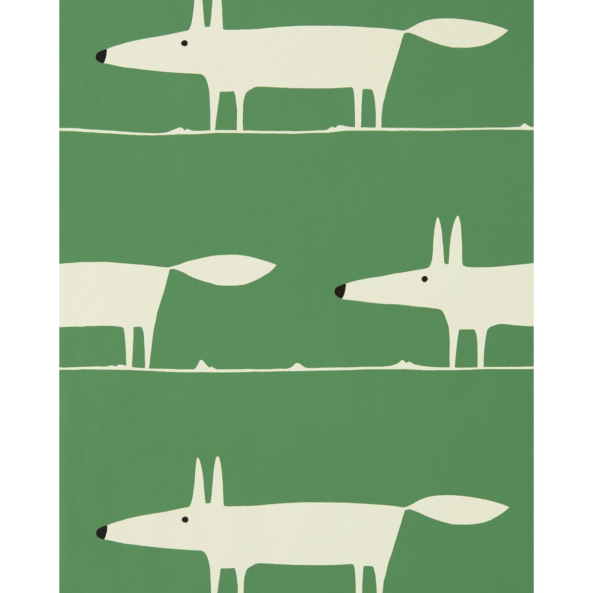 Scion x Kravet Mr Fox Wp Mint Wallpaper