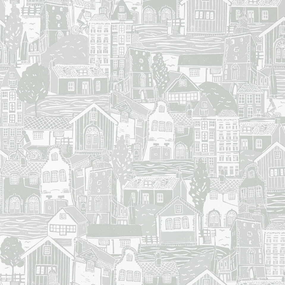 Scion x Kravet Stockholm Dove Wallpaper
