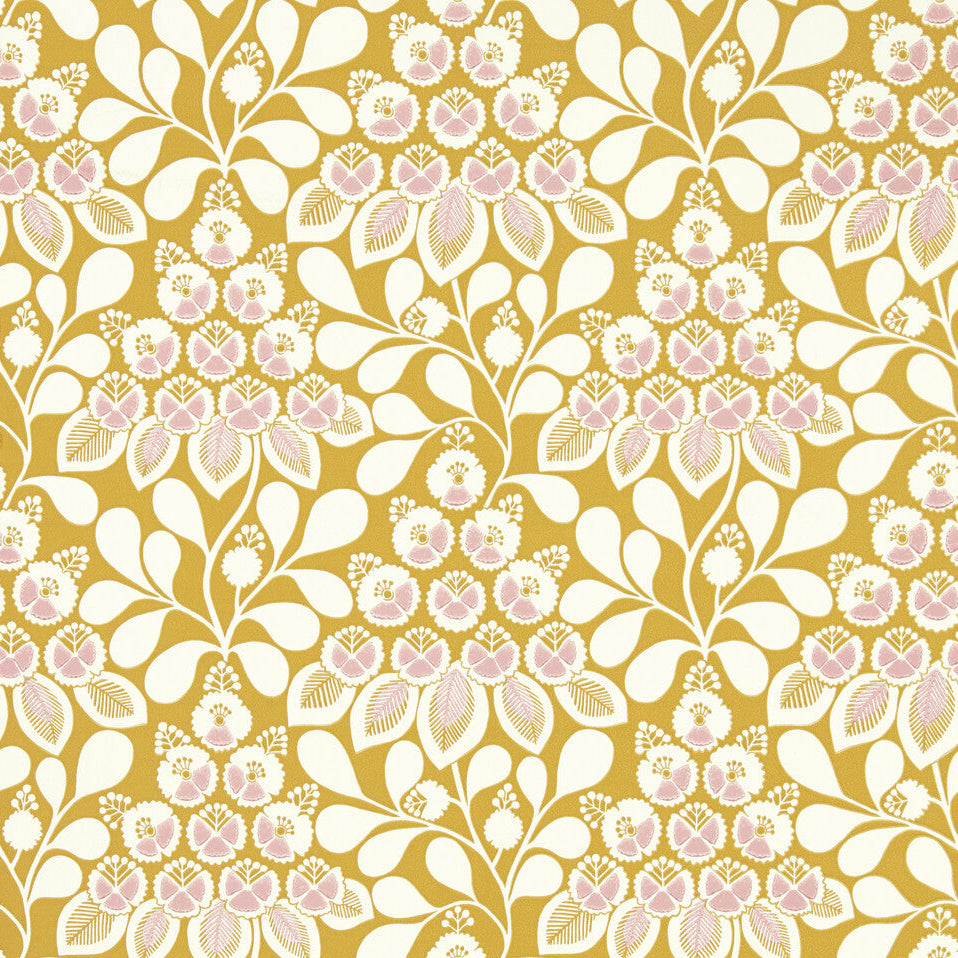 Scion x Kravet Elsa Chai/Milkshake Wallpaper