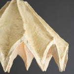 Folded Paper Mache Pendant