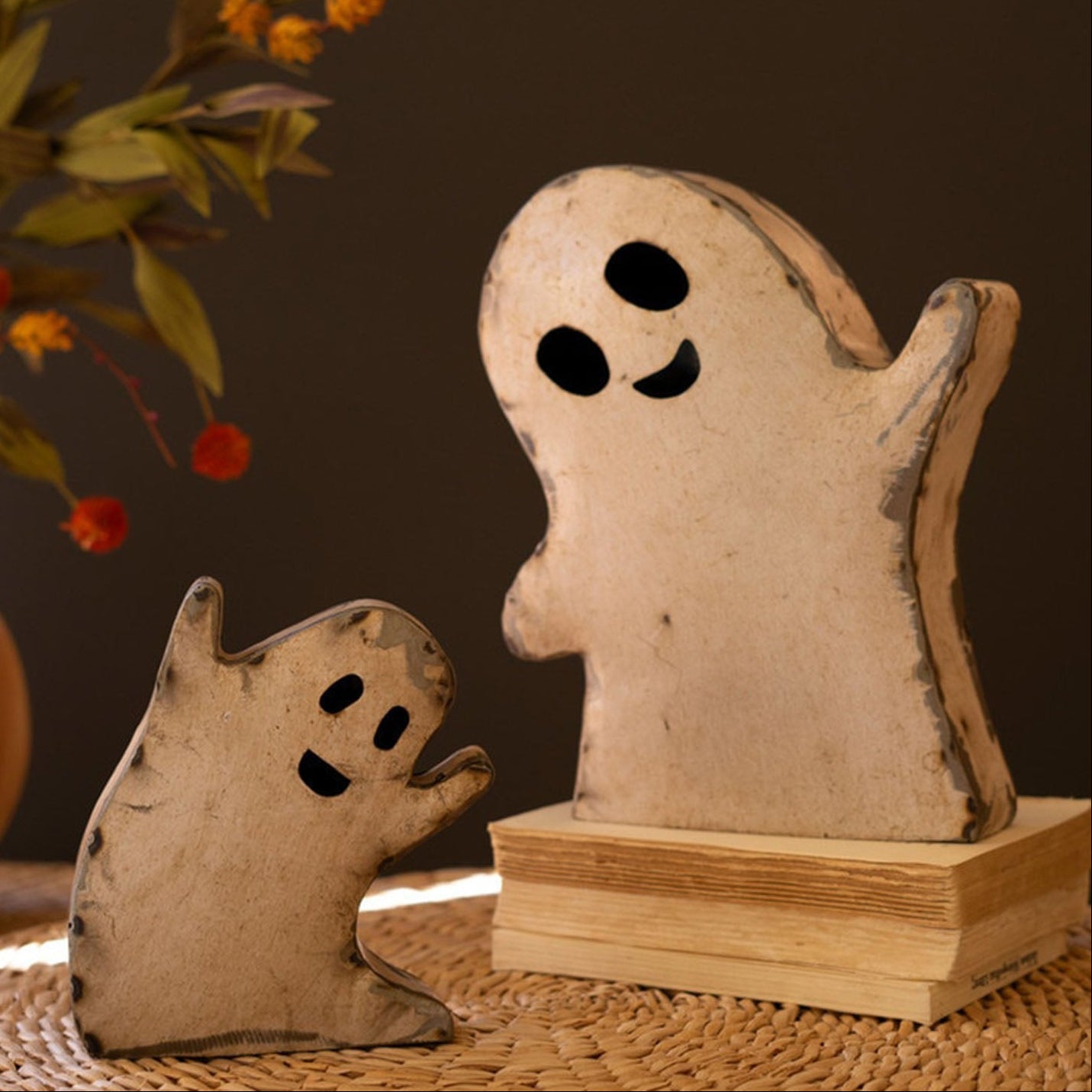 Recycled Ghost Sculpture Set of 2
