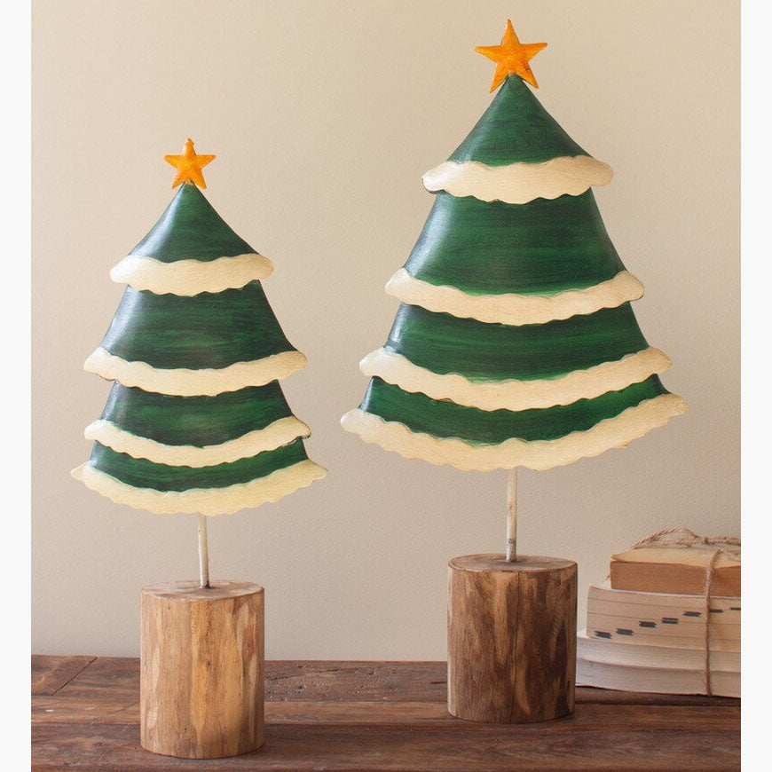 Classic Tree Sculpture Set of 2