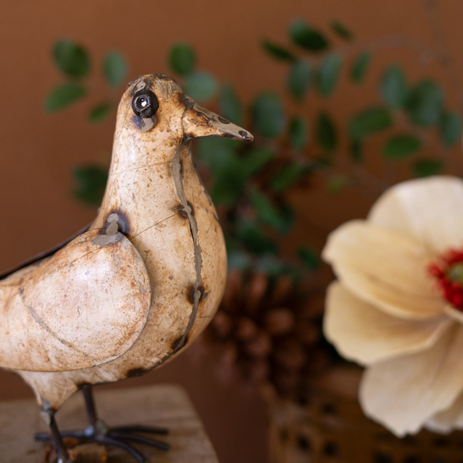 Recycled Metal Dove Set of 2