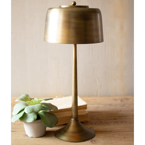Antique Brass Tall Table Lamp