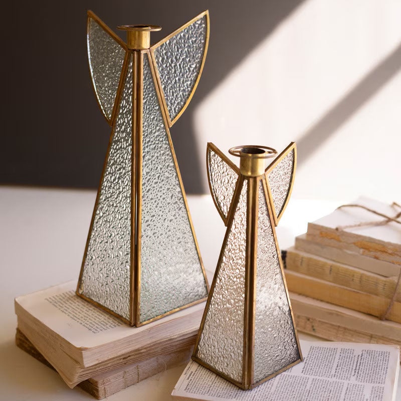 Angel Candleholder Set of 2