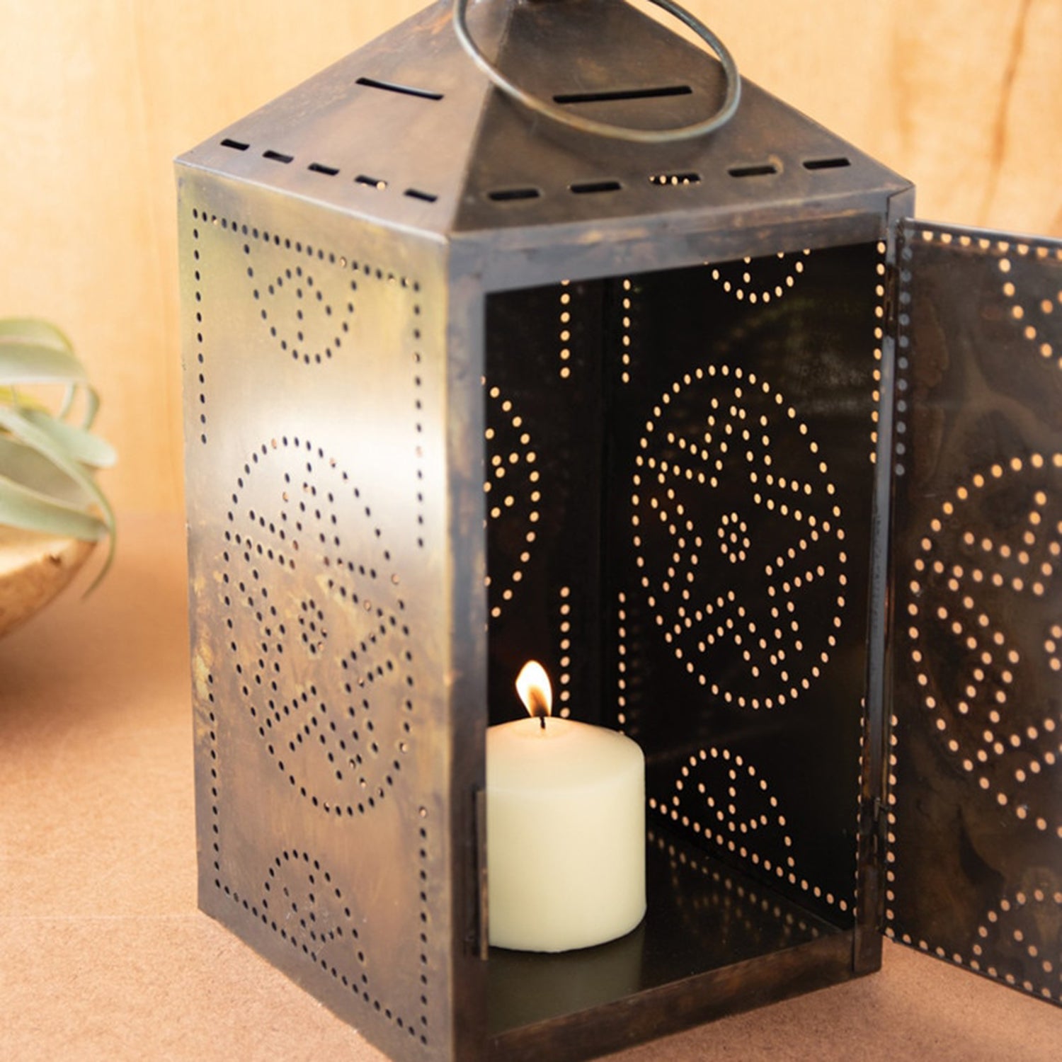 Rustic Metal Lantern