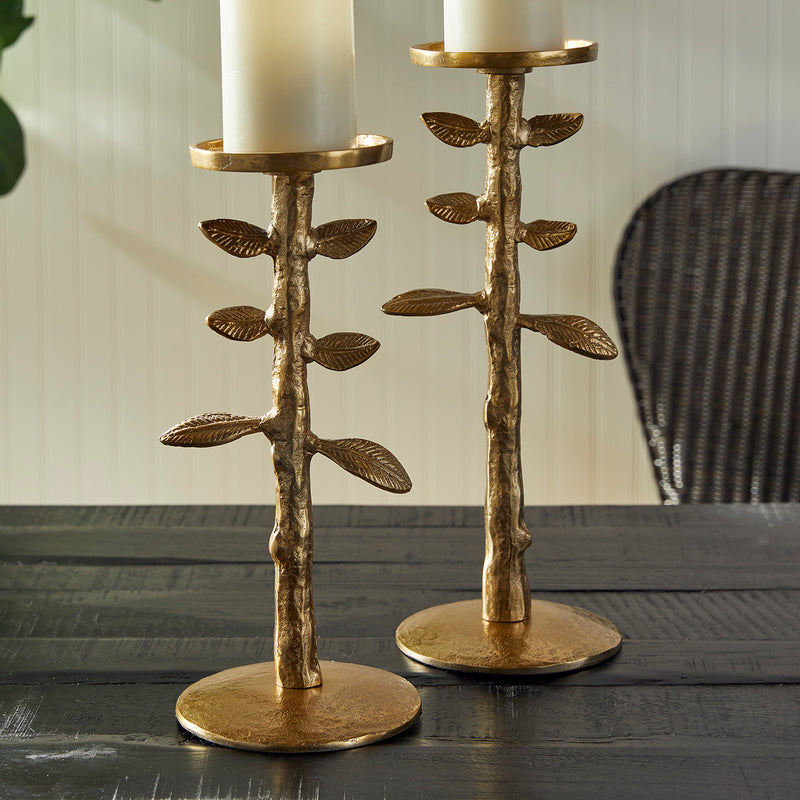 Brier Candle Stand Set of 2