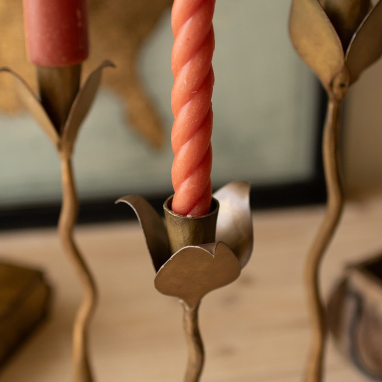 Tulips Taper Candle Holder Set of 3