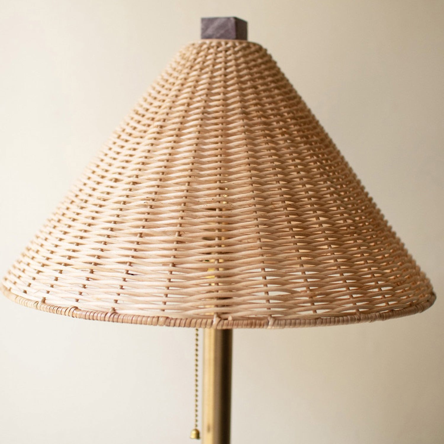 Red Marble Table Lamp