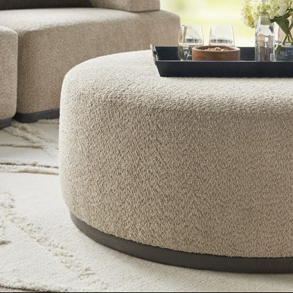 Vanguard Furniture Nest Itilia Camel/Summit Ottoman