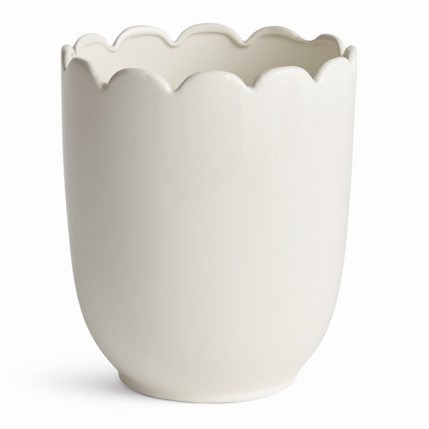 Mirabelle Scalloped Edge Cachepot