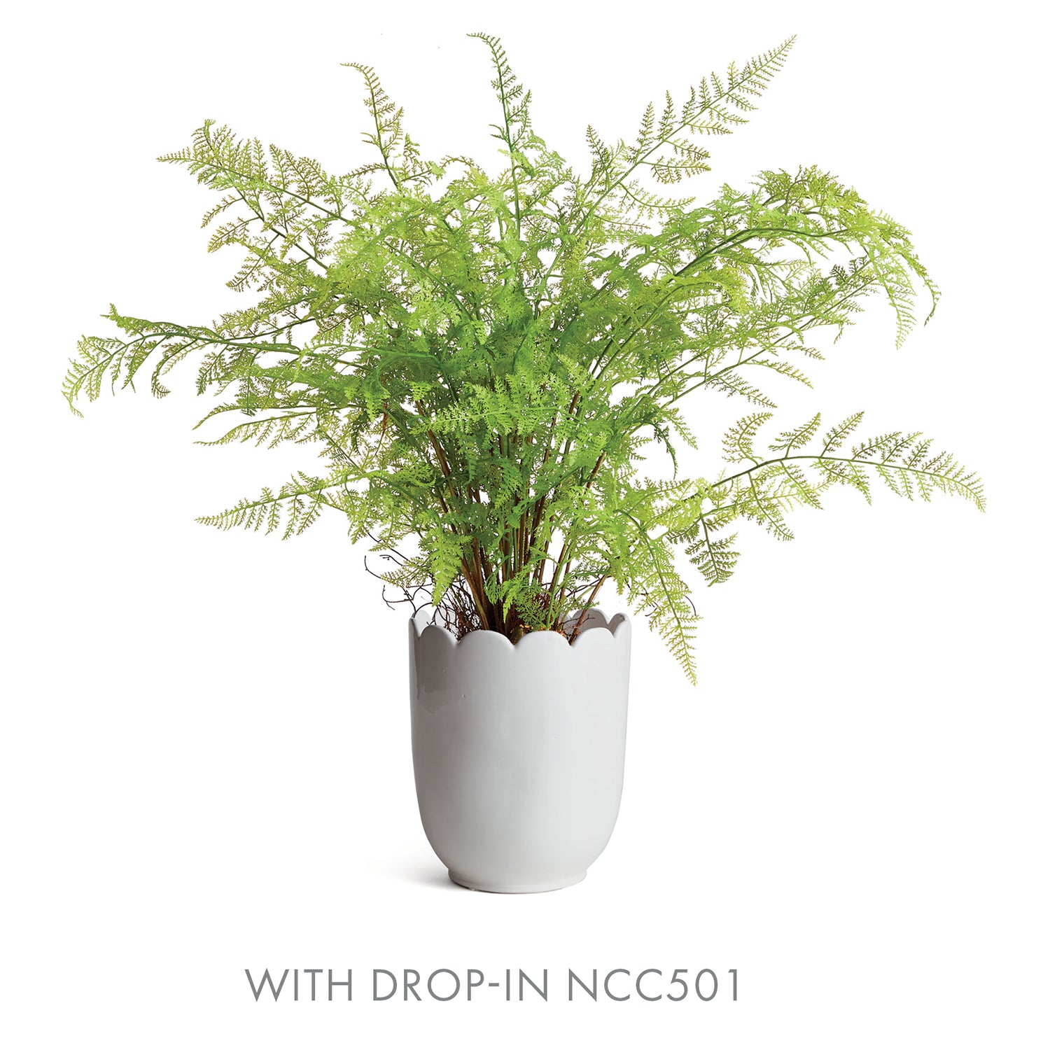 Mirabelle Scalloped Edge Cachepot