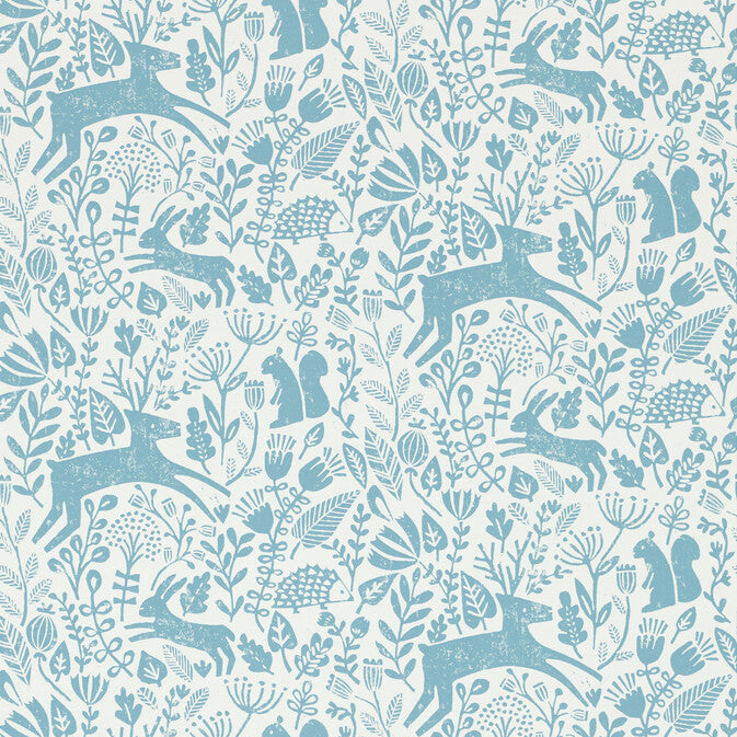Scion x Kravet Kelda Cobalt Wallpaper