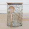 Glass Canister With Spoon
