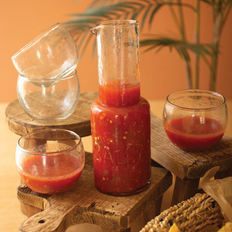 Salsa Pitcher and Bowl Set