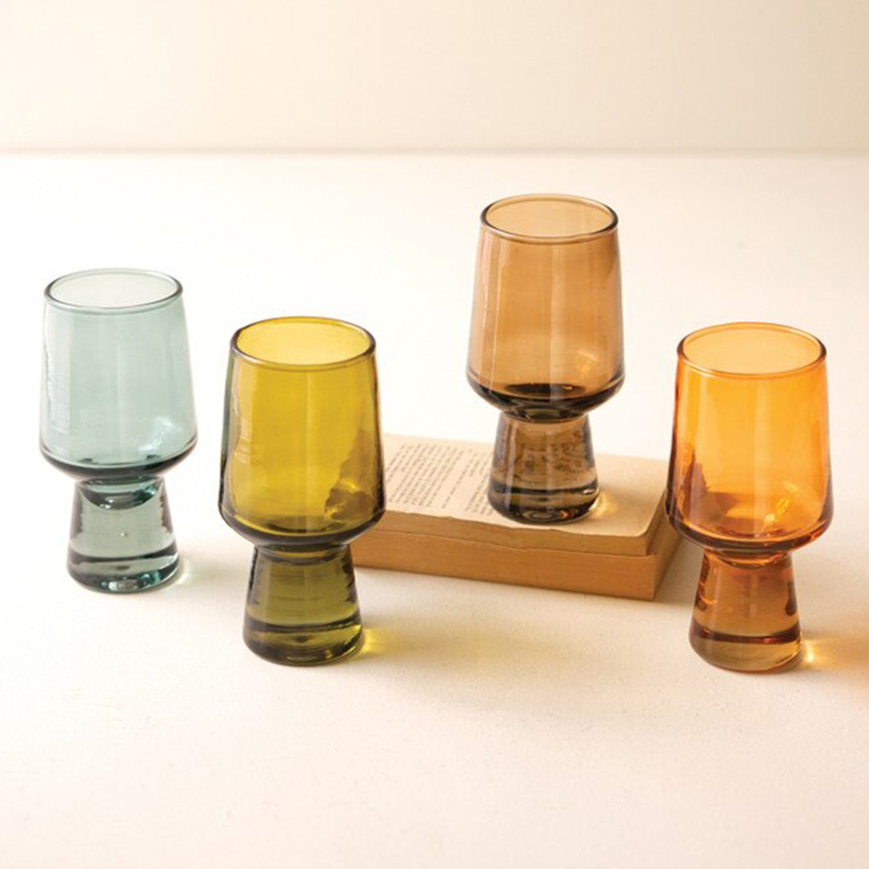 Solid Base Tumbler Set of 4