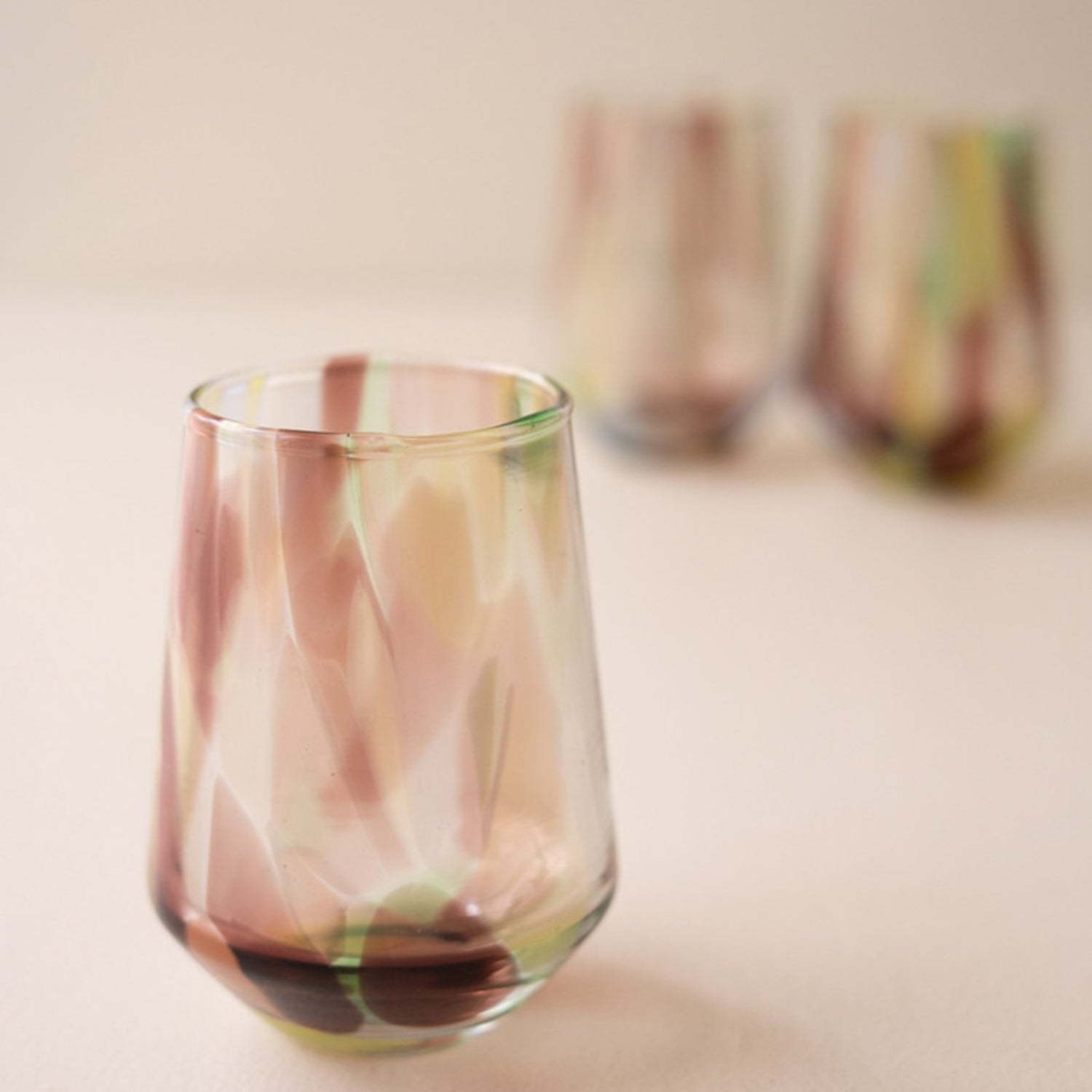 Tapered Glass Tumbler Set of 6