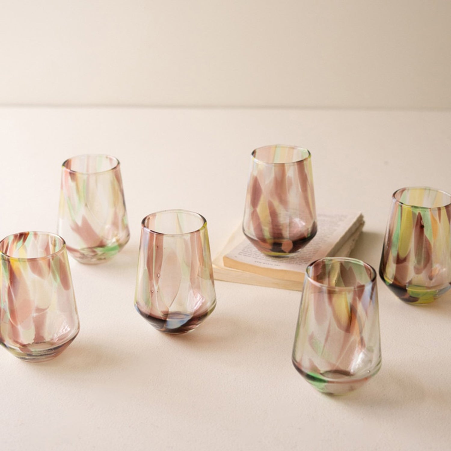 Tapered Glass Tumbler Set of 6
