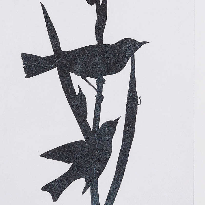 Bird Silhouette Print Wall Art Set of 4