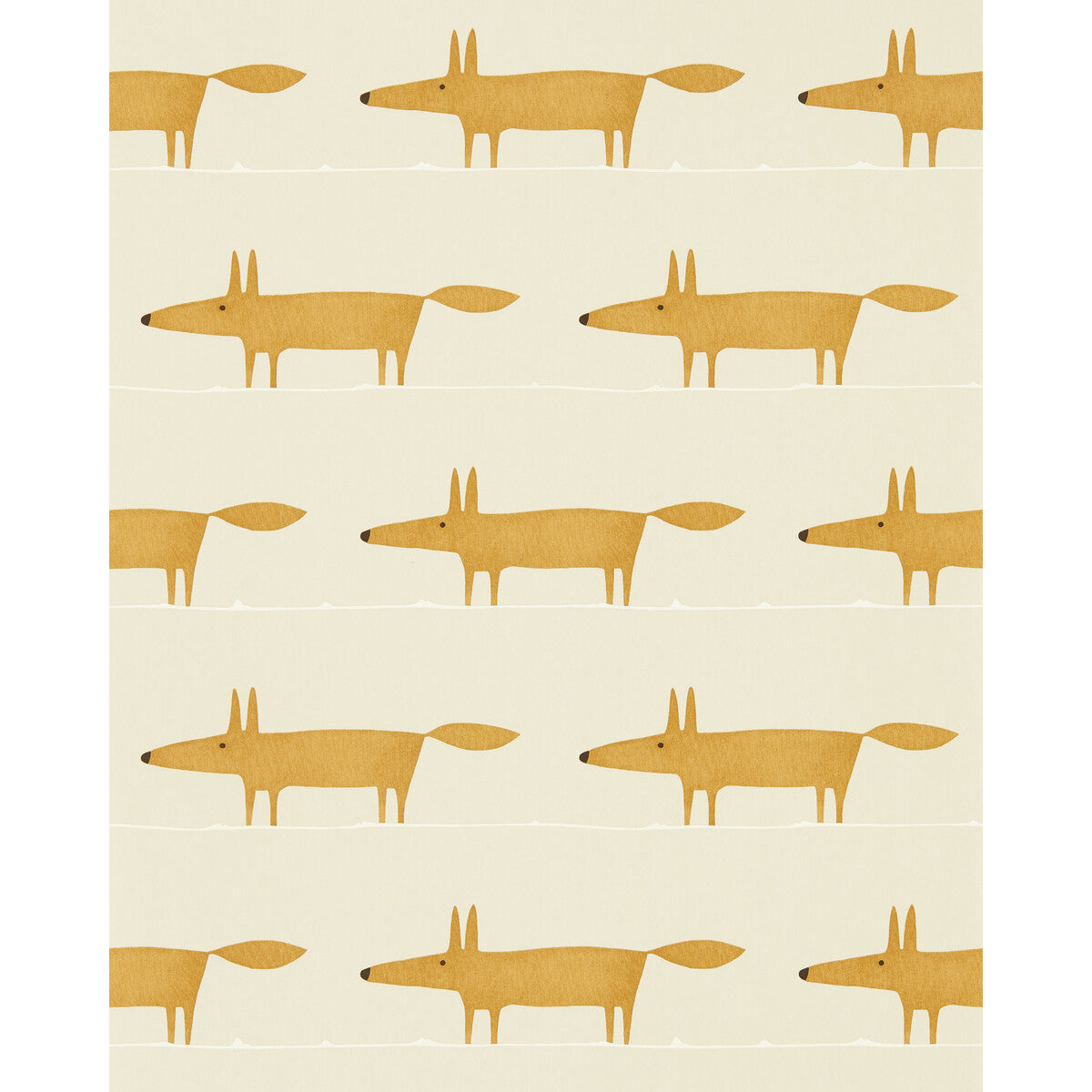 Scion x Kravet Midi Fox Wp Raffia/Chai Wallpaper