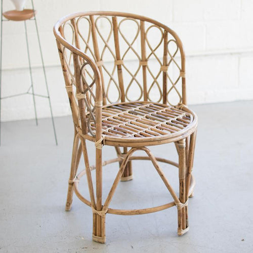 Bamboo Barrel Chair