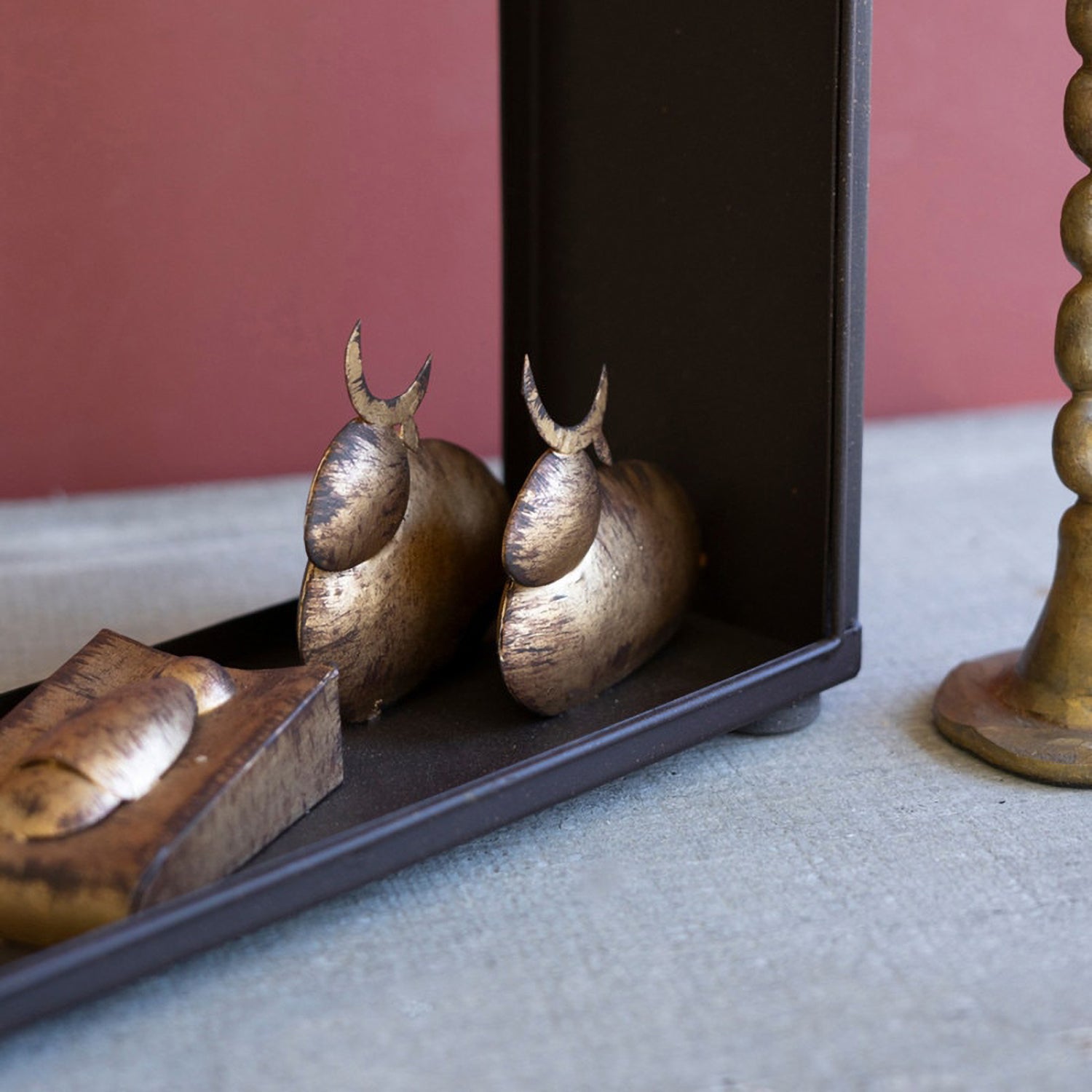 Metal Nativity and Barn