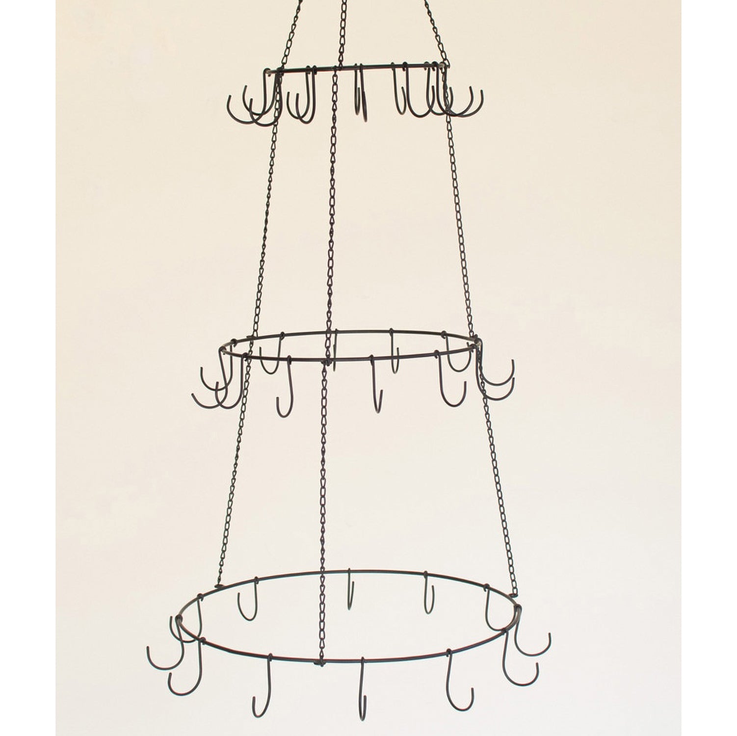 Three Layer Hanging Wire Ornament Tree
