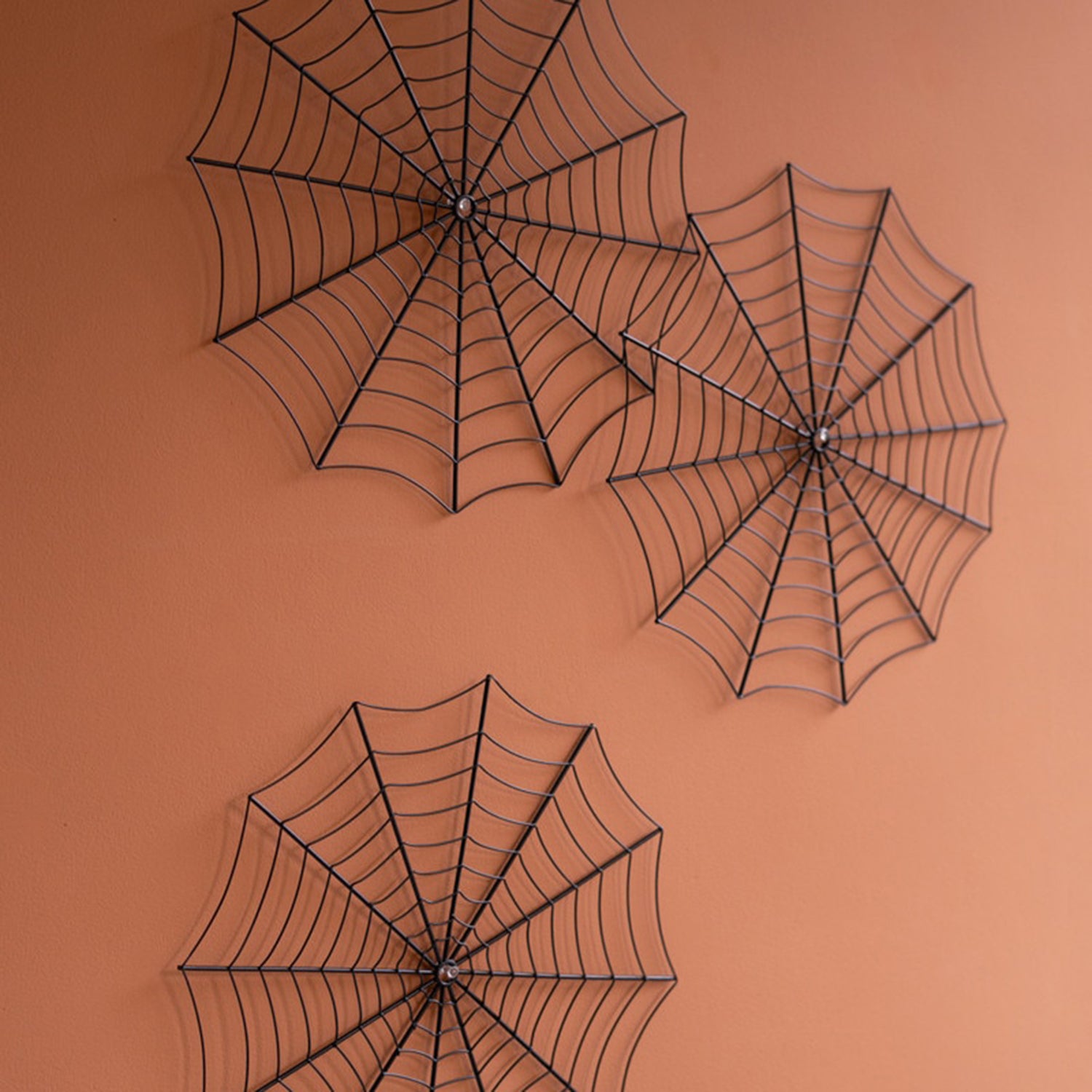 Black Wire Spider Web Placemat Set of 4