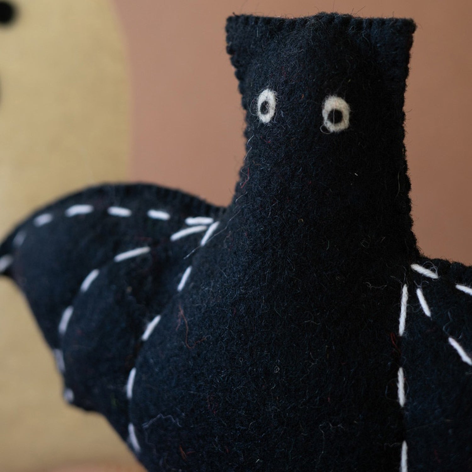 Halloween Felt Bat on Base