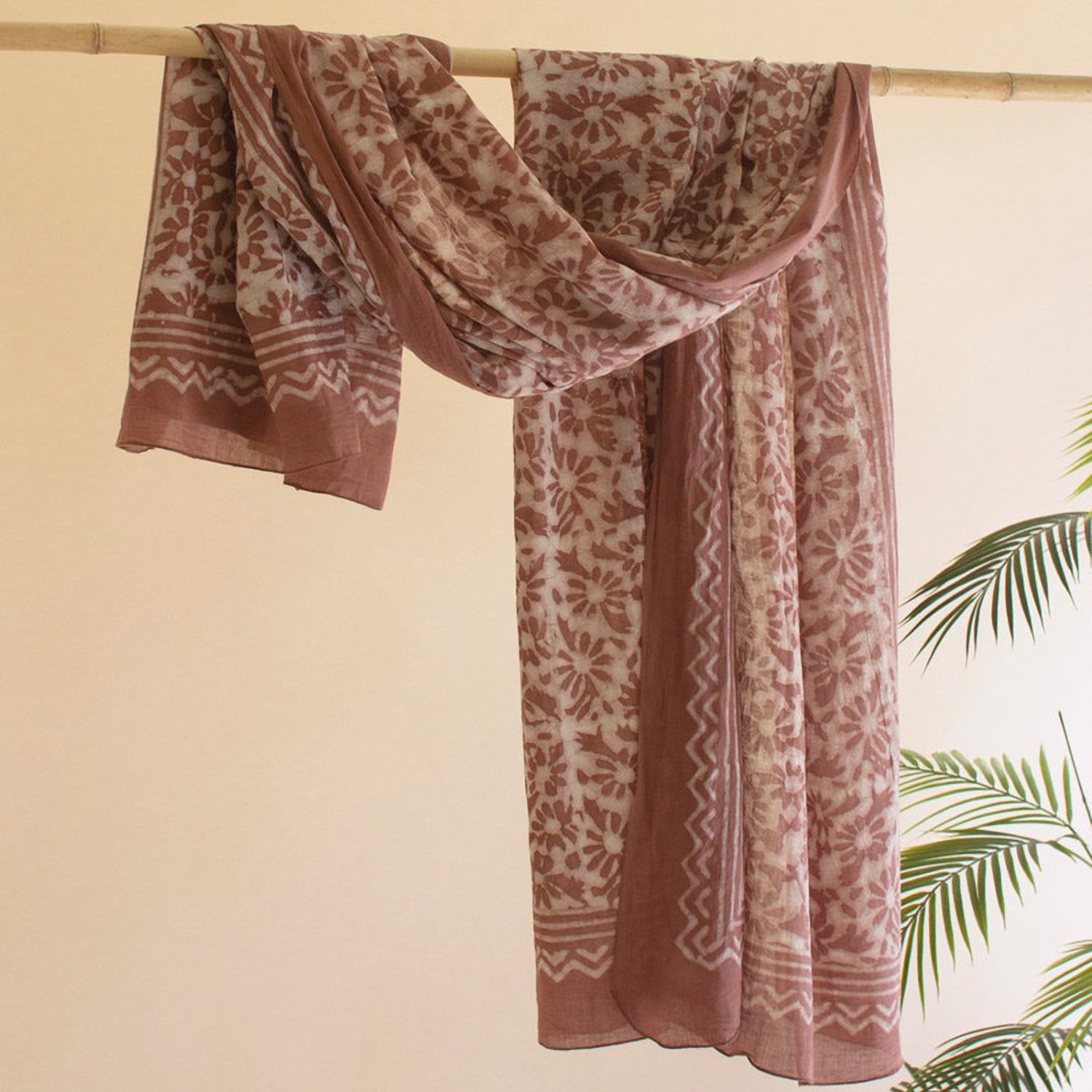 Mud-Block-Printed Scarf Set of 4