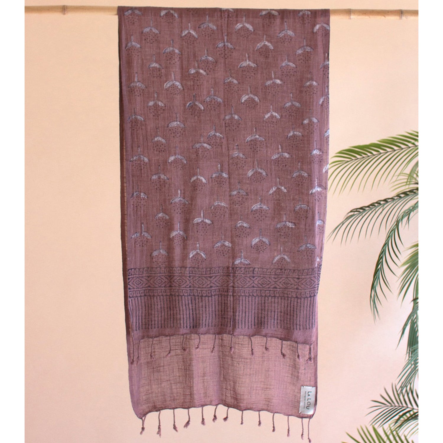 Block-Printed Scarf Set of 4
