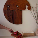 Hanging Acacia Wood Cutting Board Set