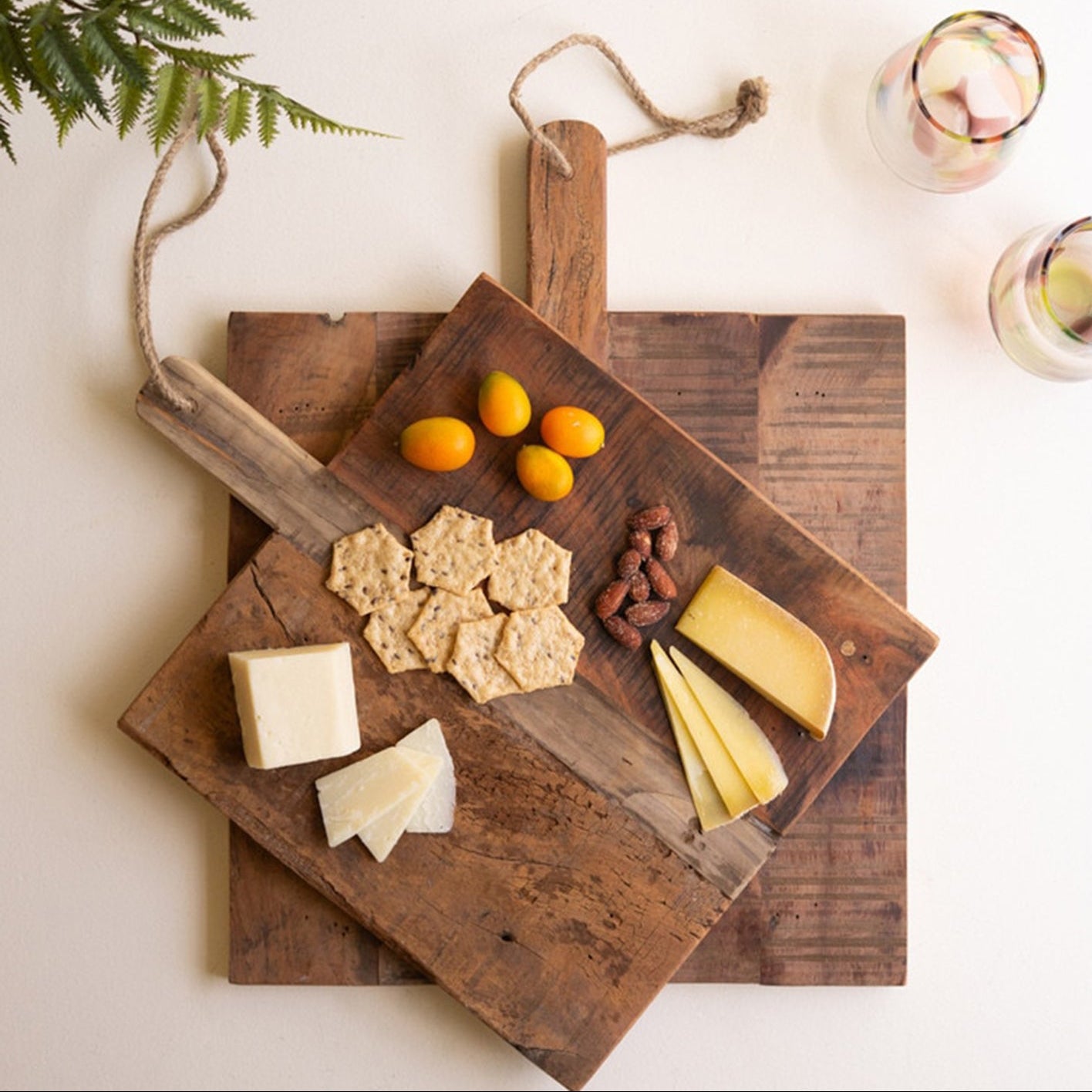 Wood Cheese Board Set of 2